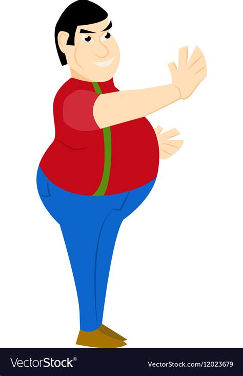 fat bald cartoon character